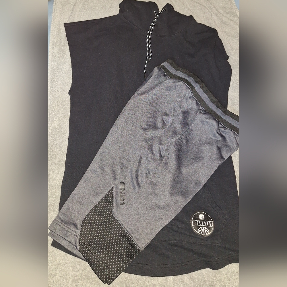 AND1 Black and Gray Athletic Set